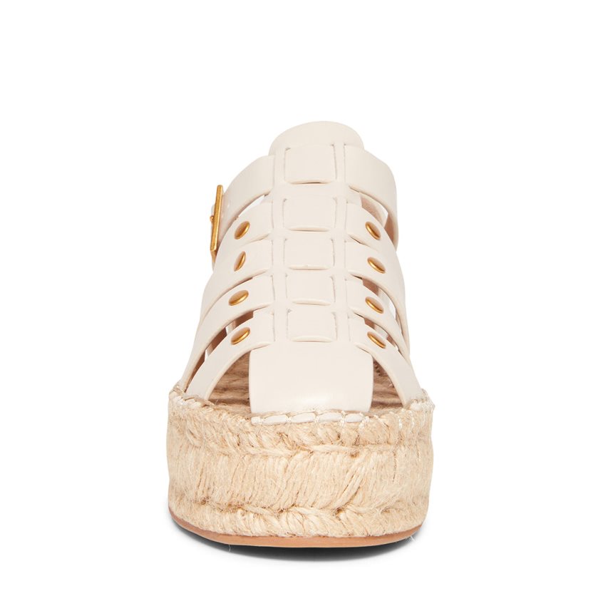 Sandalias de Plataforma Steve Madden Kilo Mujer Blancas | ES JB8S46
